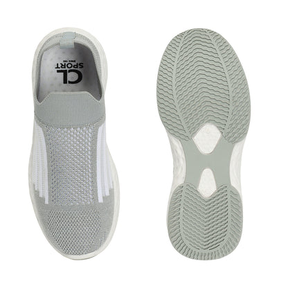 Women Woven Design Lightweight Slip On Sneakers