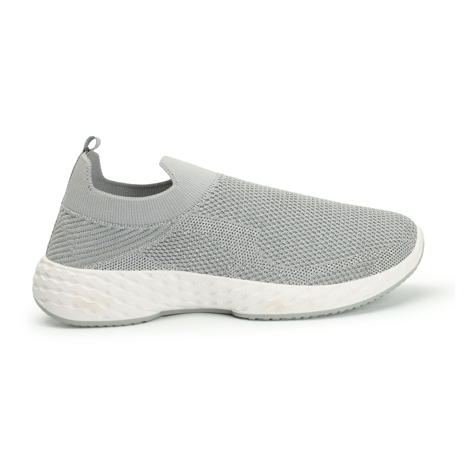 Women Woven Design Lightweight Slip On Sneakers