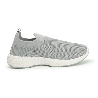 Women Woven Design Lightweight Slip On Sneakers