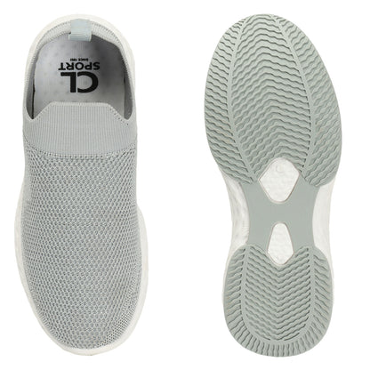 Women Woven Design Lightweight Slip On Sneakers