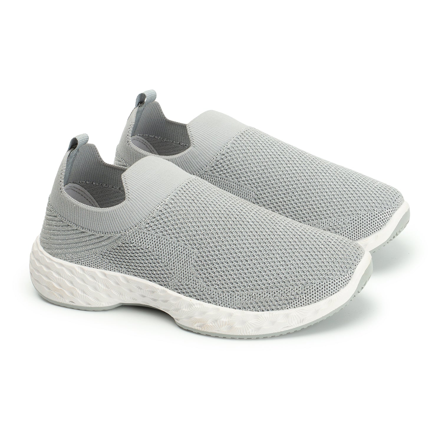 Women Woven Design Lightweight Slip On Sneakers