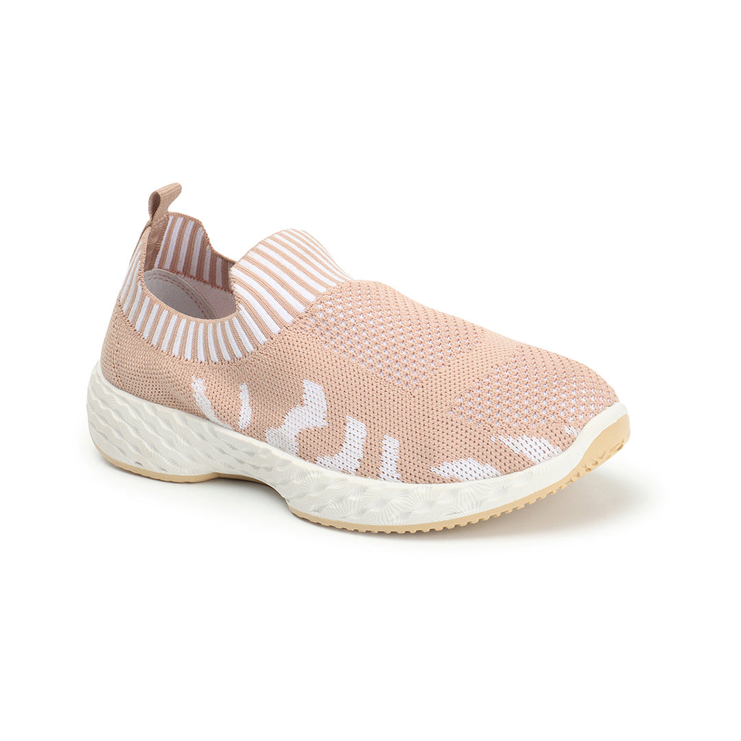 Women Woven Design Lightweight Slip On Sneakers