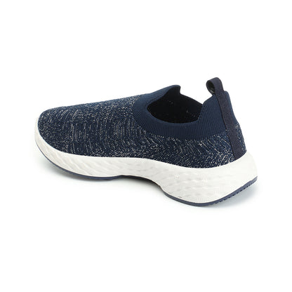 Women Woven Design Lightweight Slip On Sneakers