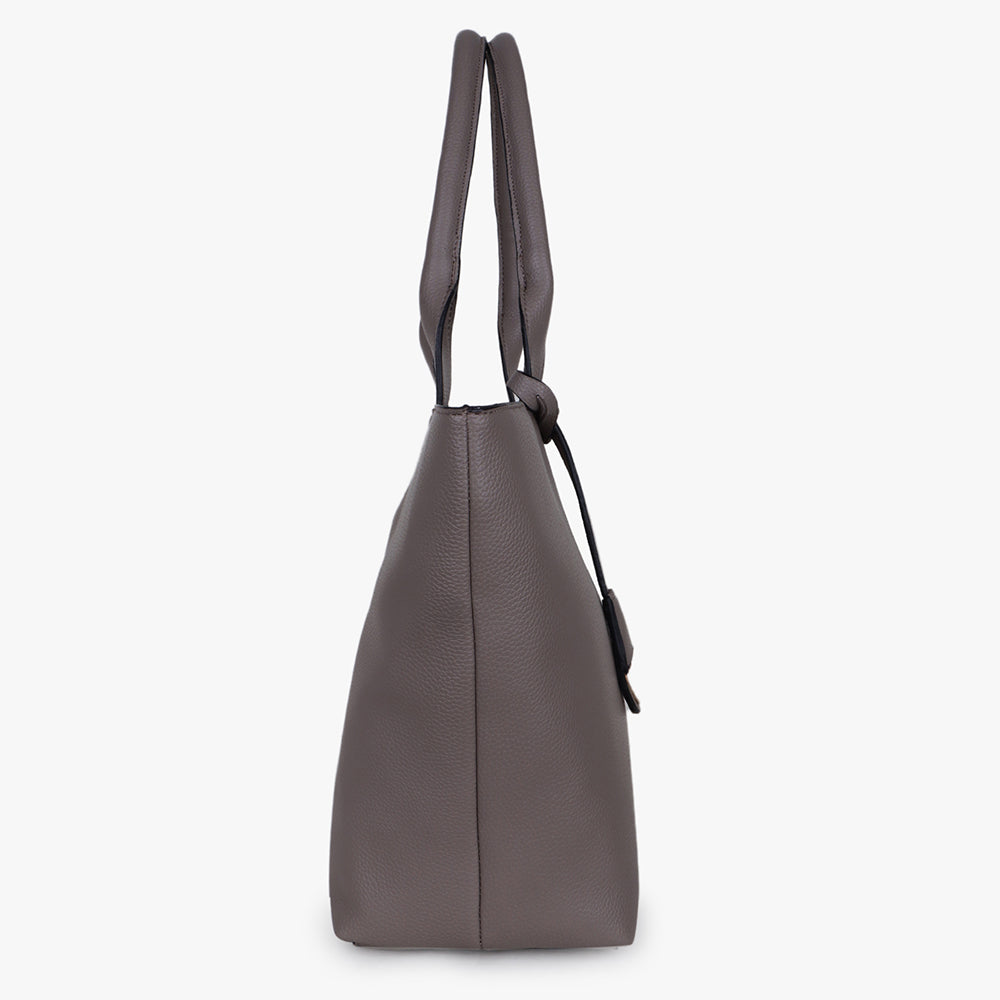 Women Structured Handheld Bag with Tasselled