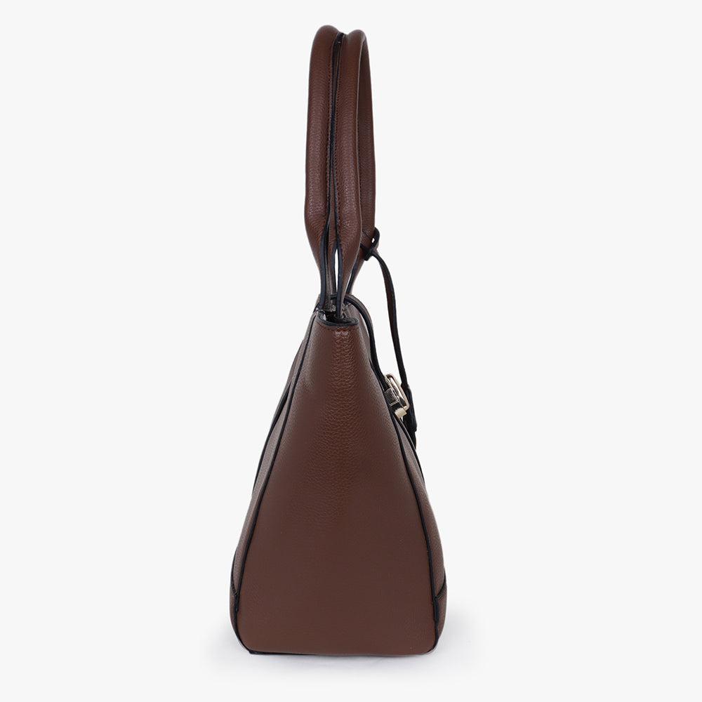 Women Structured Handheld Bag with Tasselled