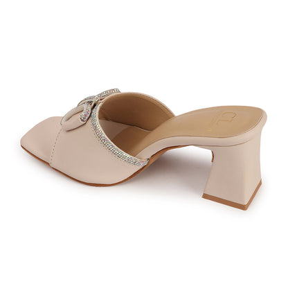 Women Embellished Party Block Heel Sandals