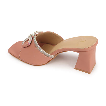 Women Embellished Party Block Heel Sandals
