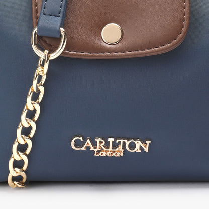 Carlton London Blue Two Toned Sling Bag  CLLP 1049 Blue