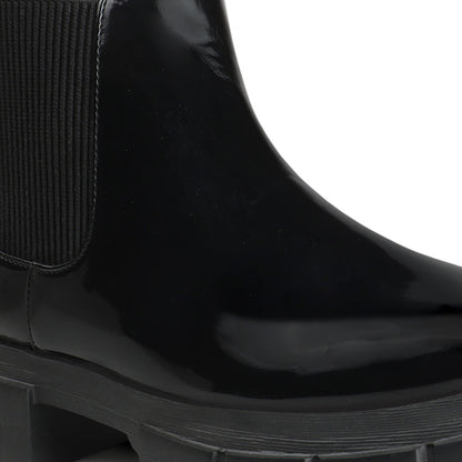 Women Block-Heeled Chelsea Slip-on Boots