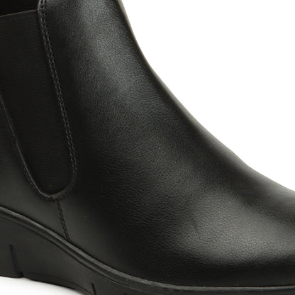 Women Synthetic Solid Sild Zipper Chelsea Boots