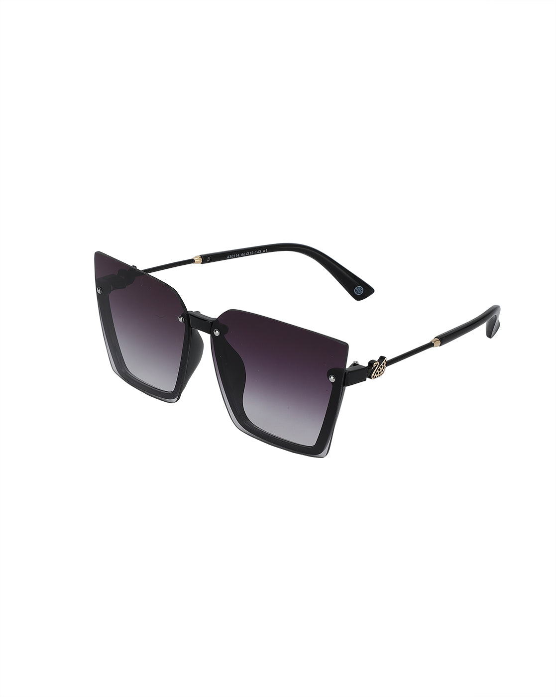 Carlton London Half Rim Oversized Sunglasses For Women