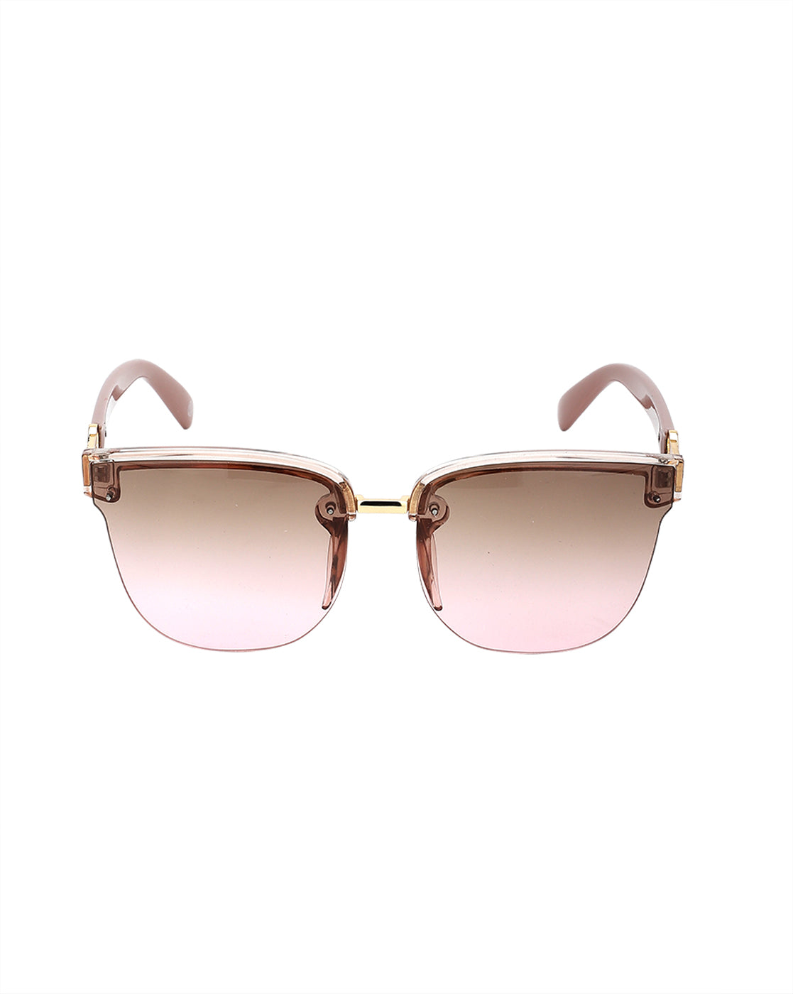 Icon Stripe Detail Square Frame Sunglasses in Light gold - Women |  Burberry® Official