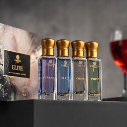 Luxury Perfume Elite Unisex Gift Set For Men And Women | Eau De Parfum 4X20 Ml
