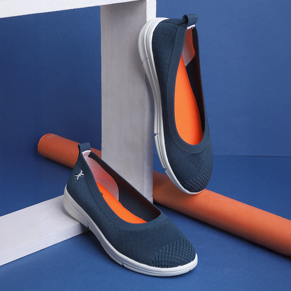 Women FlyKnit Comfort Slip On Ballet Flats