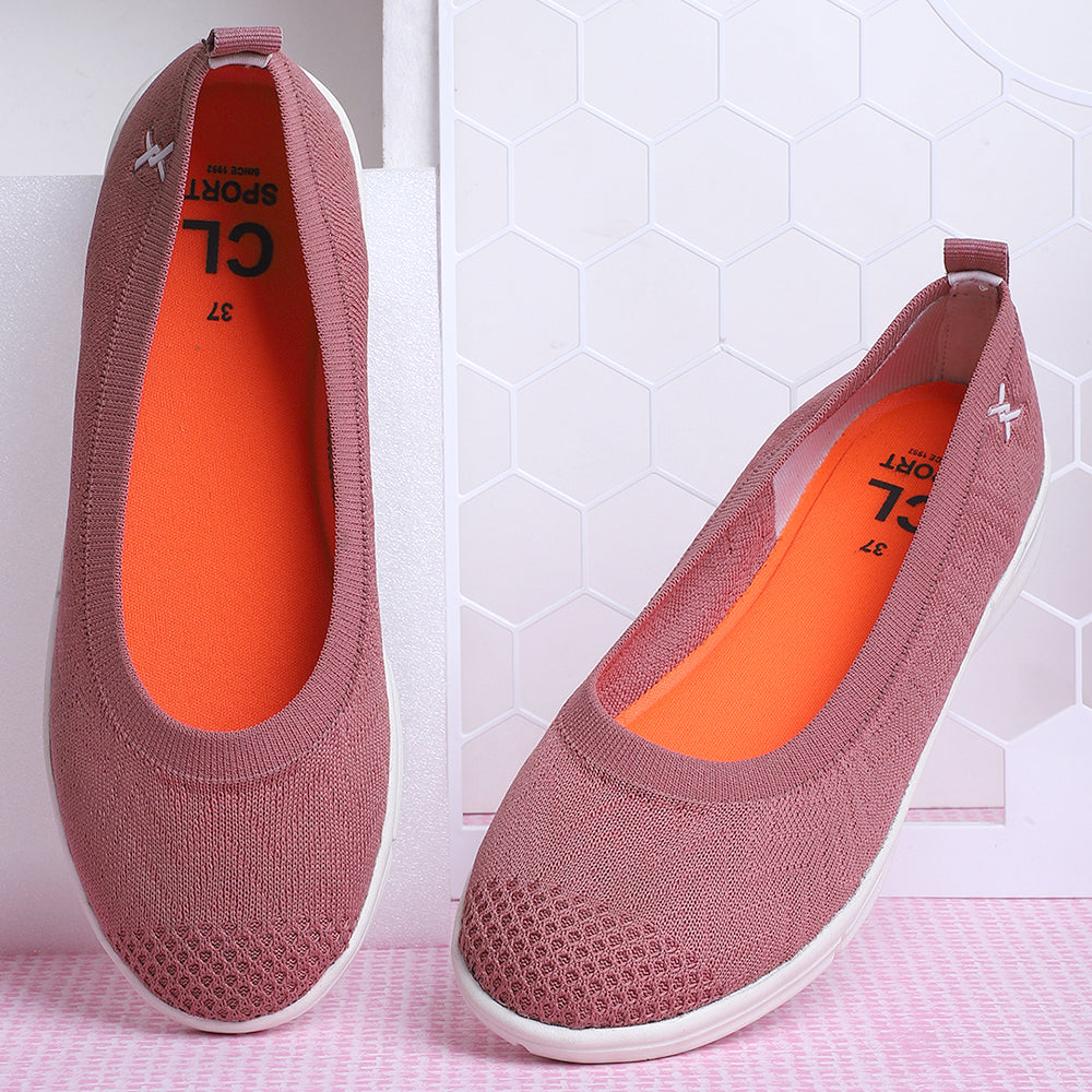 Women FlyKnit Comfort Slip On Ballet Flats