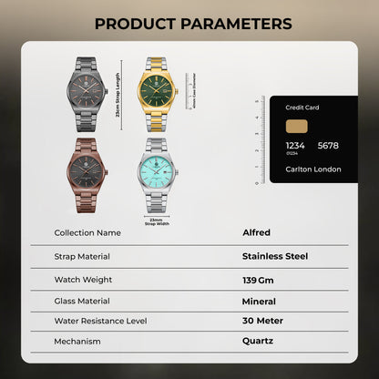 Alfred Men Blue Analog Watch CLMWT-04