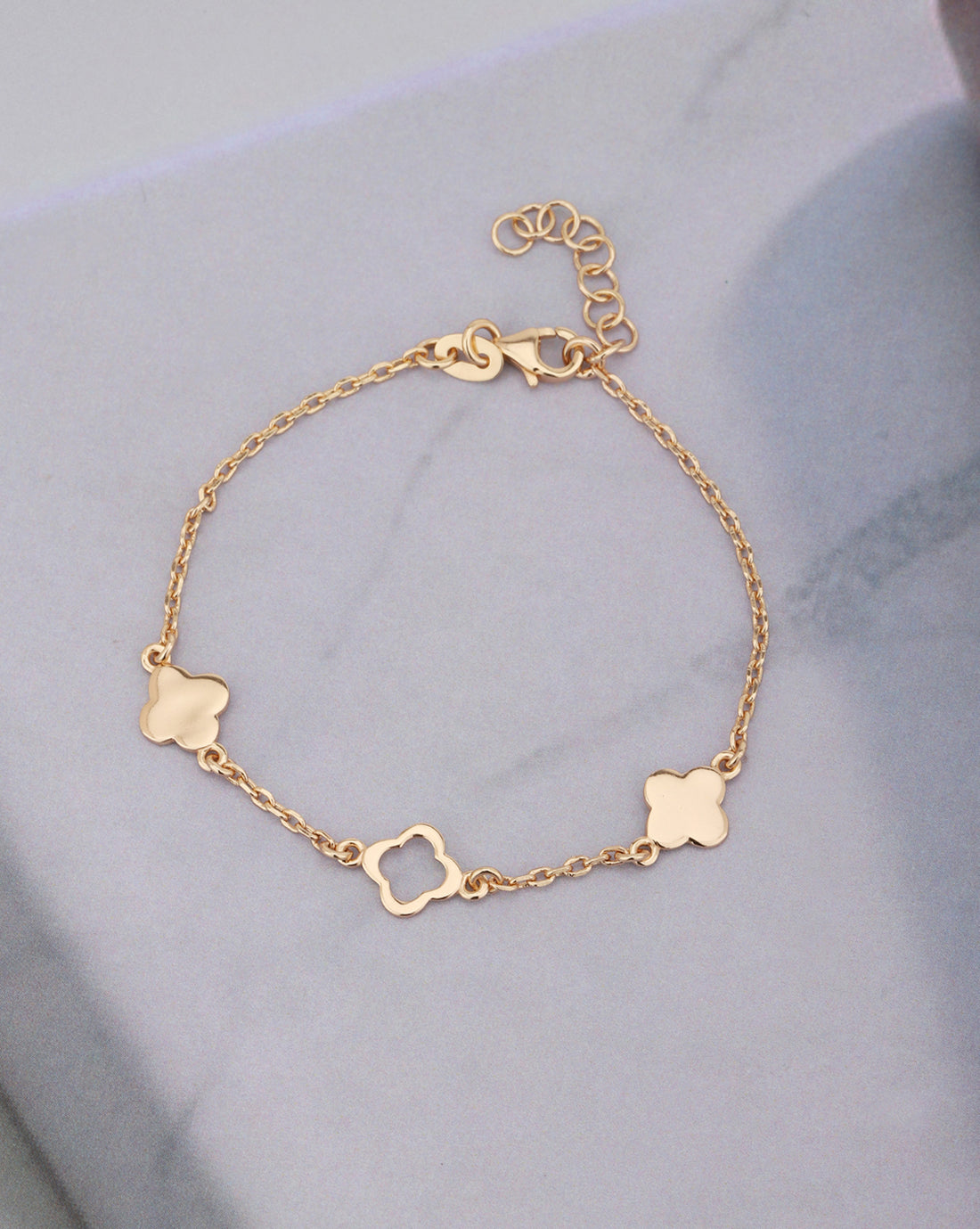 Carlton London Rose Gold Plated Bracelet For Women