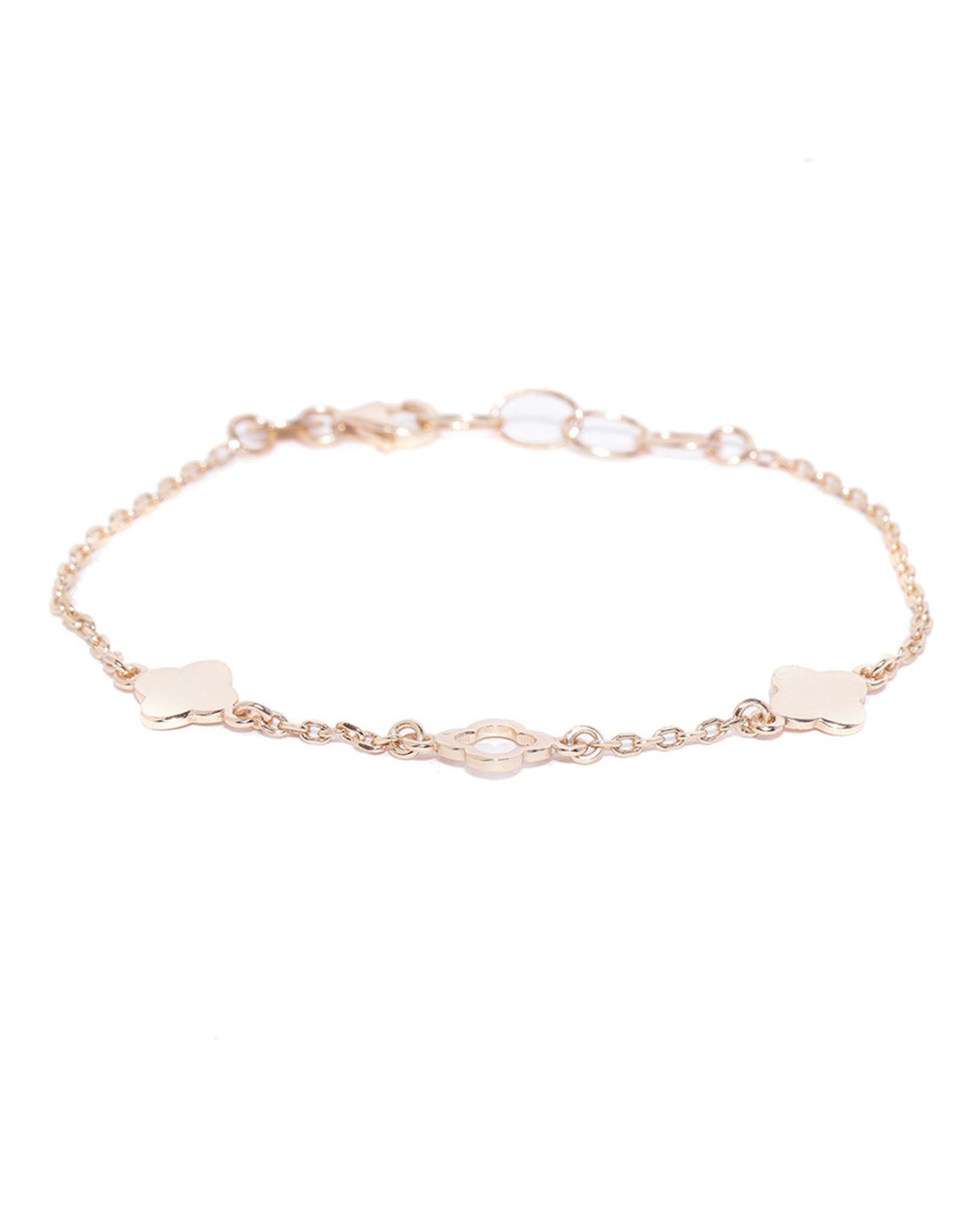 Carlton London Rose Gold Plated Bracelet For Women