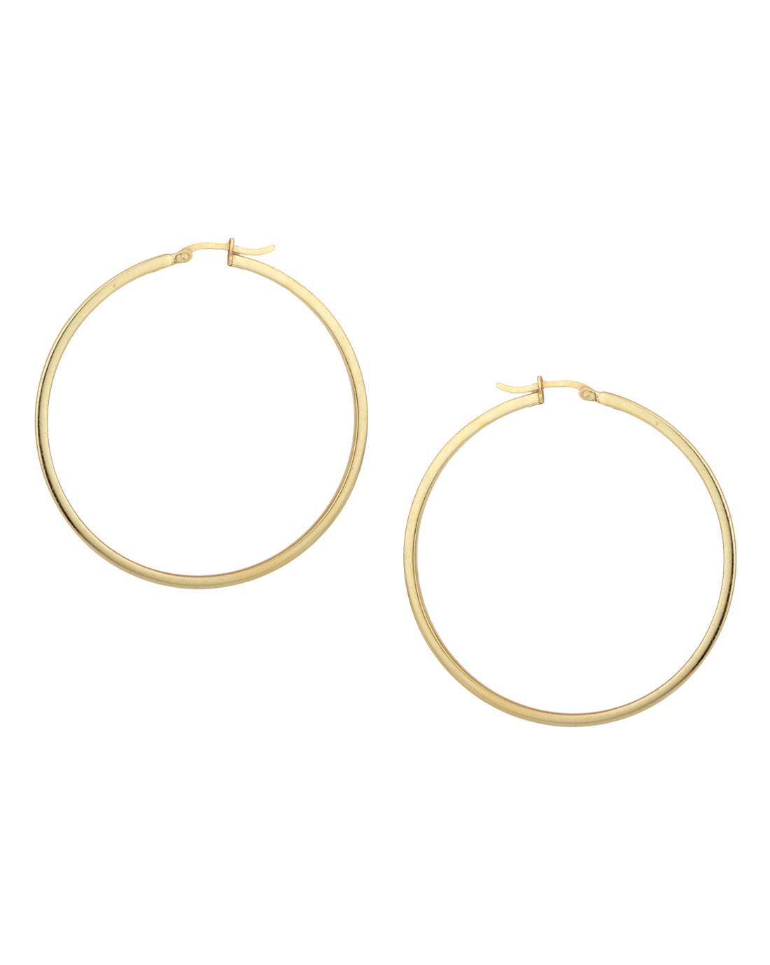 Carlton London Gold Plated Circular Hoop Earring For Women
