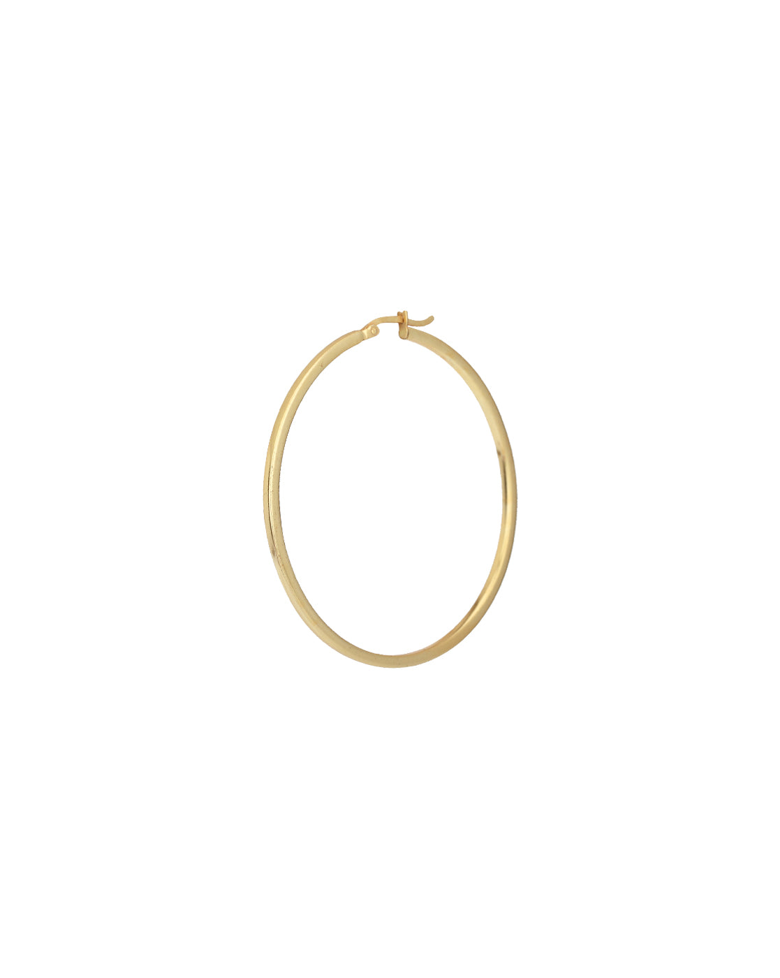 Carlton London Gold Plated Circular Hoop Earring For Women