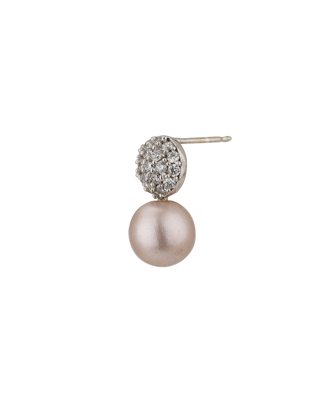 Top more than 128 rose gold pearl earrings stud best
