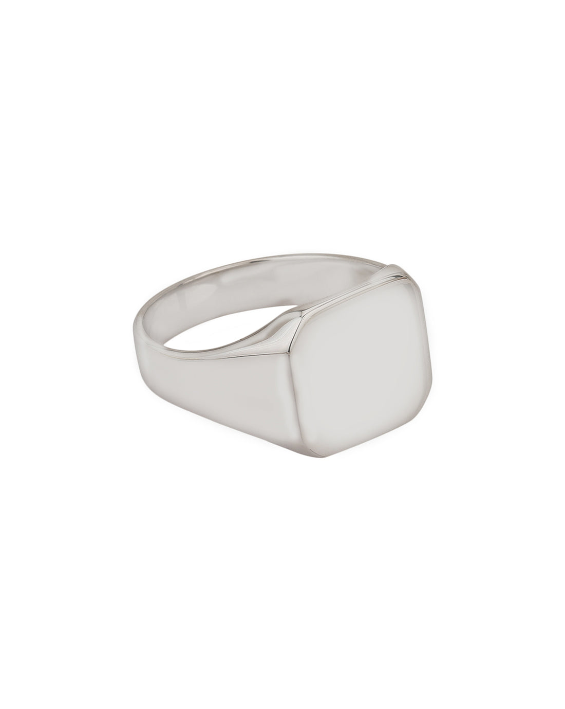 Carlton London Rhodium Plated Mens Ring