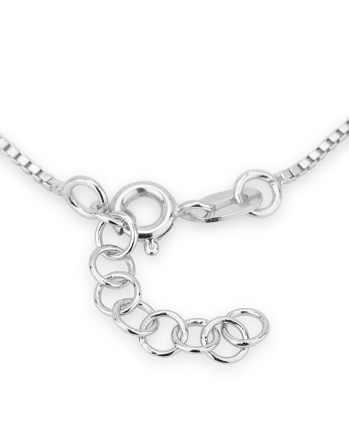 Carlton London Rhodium Plated Heart Charm Bracelet for Women – Carlton  London Online