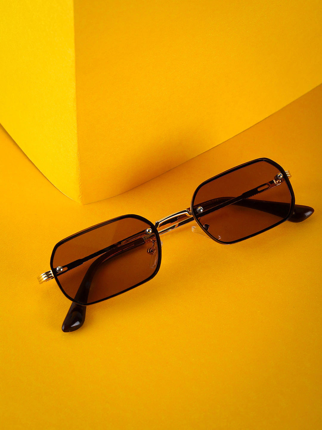 Carlton London Unisex Uv Protected Lens Rectangle Sunglasses