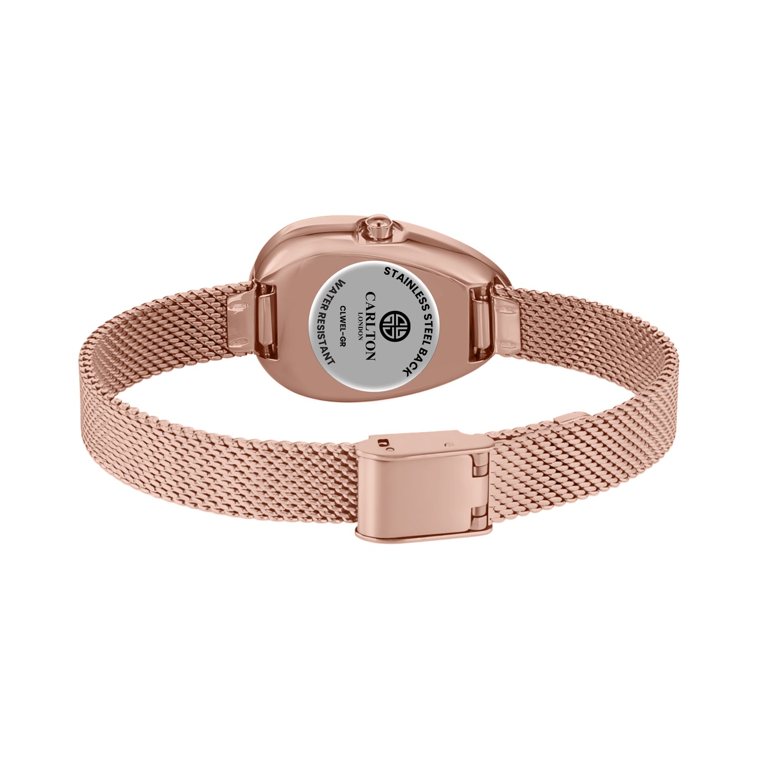 Carlton London Eleanor Women Rose Gold Green Stainless Steel Watch - CLWEL-GR