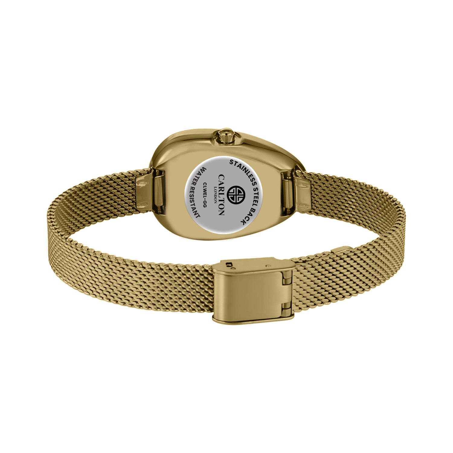 Carlton London Eleanor Women Golden Green Stainless Steel Watch - CLWEL-GG