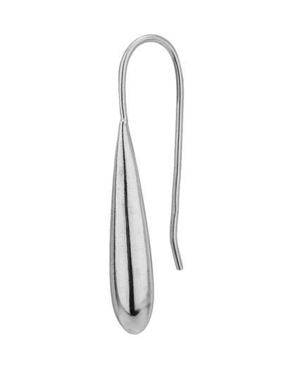 Carlton London Rhodium Plated Teardrop Drop Earring For Women