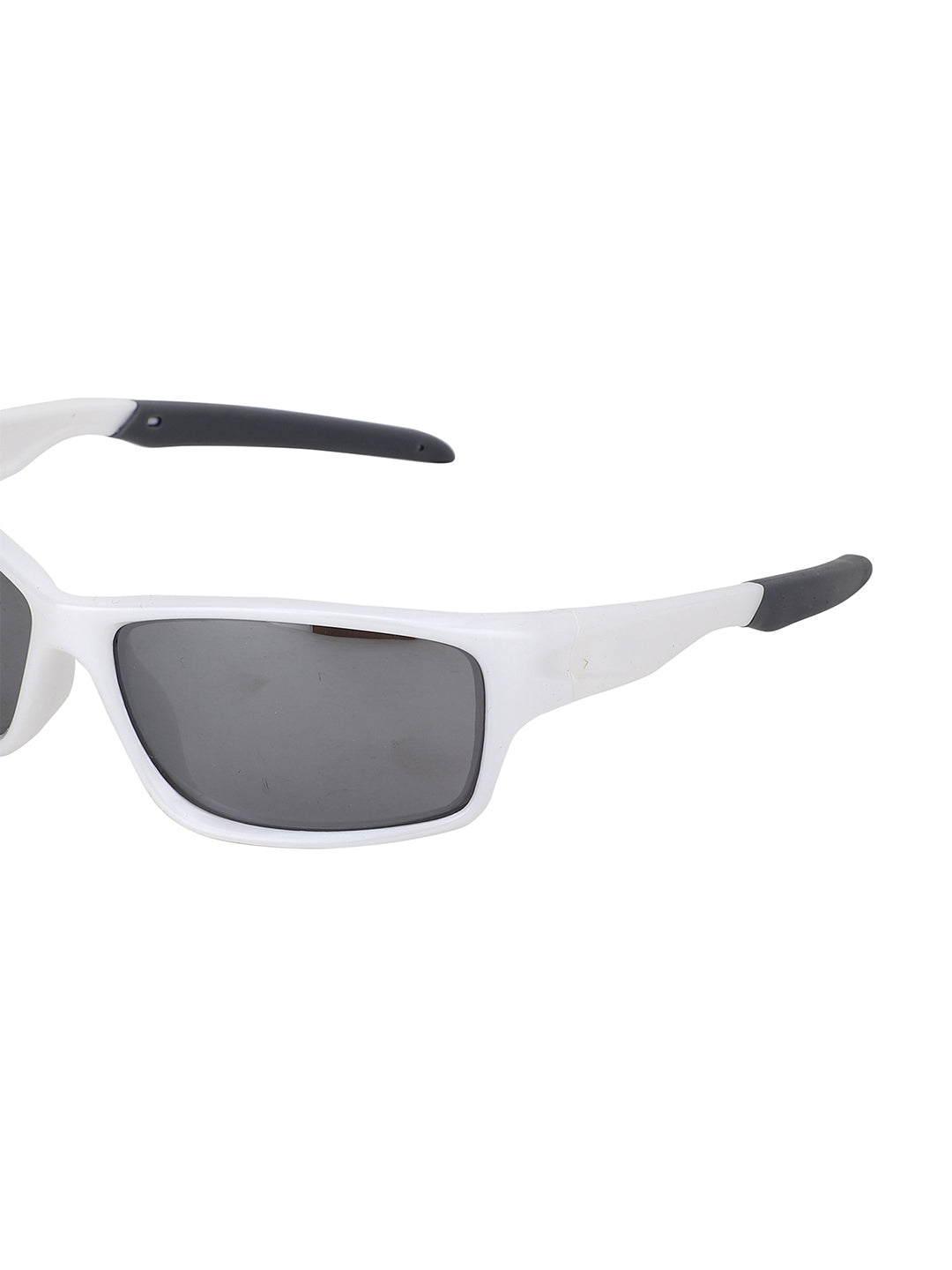 Carlton London Mirrored Lens  White Rectangle Sunglasses With Uv Protected Lens For Boy