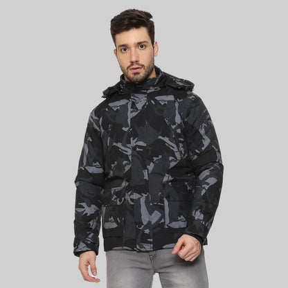 CL SPORT BY CARLTON LONDON CAMOUFLAGE FULL SLEEVES JACKET FOR MEN