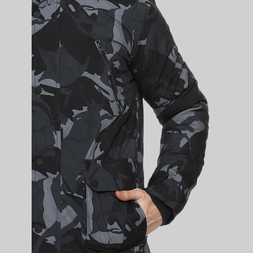 CL SPORT BY CARLTON LONDON CAMOUFLAGE FULL SLEEVES JACKET FOR MEN