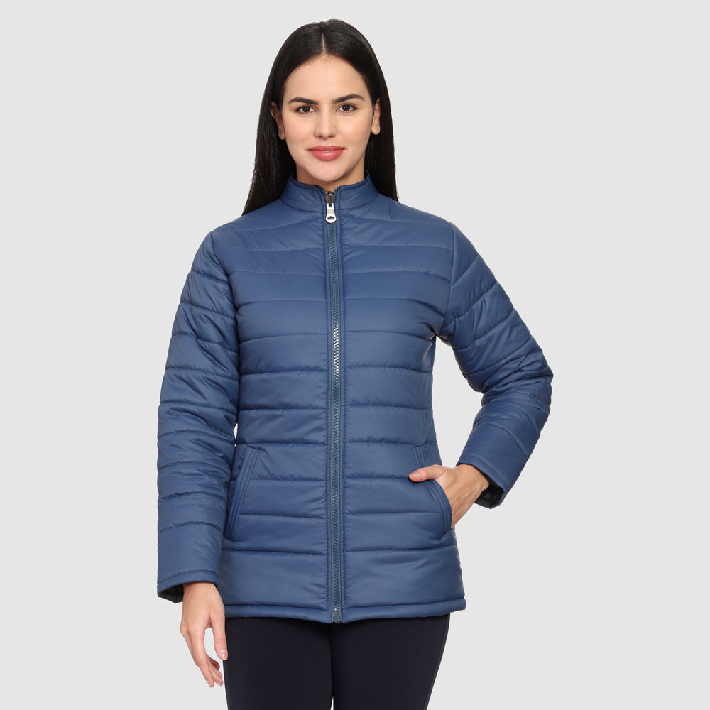 CL SPORT BY CARLTON LONDON REVERSIBLE FULL SLEEVES JACKET FOR WOMEN