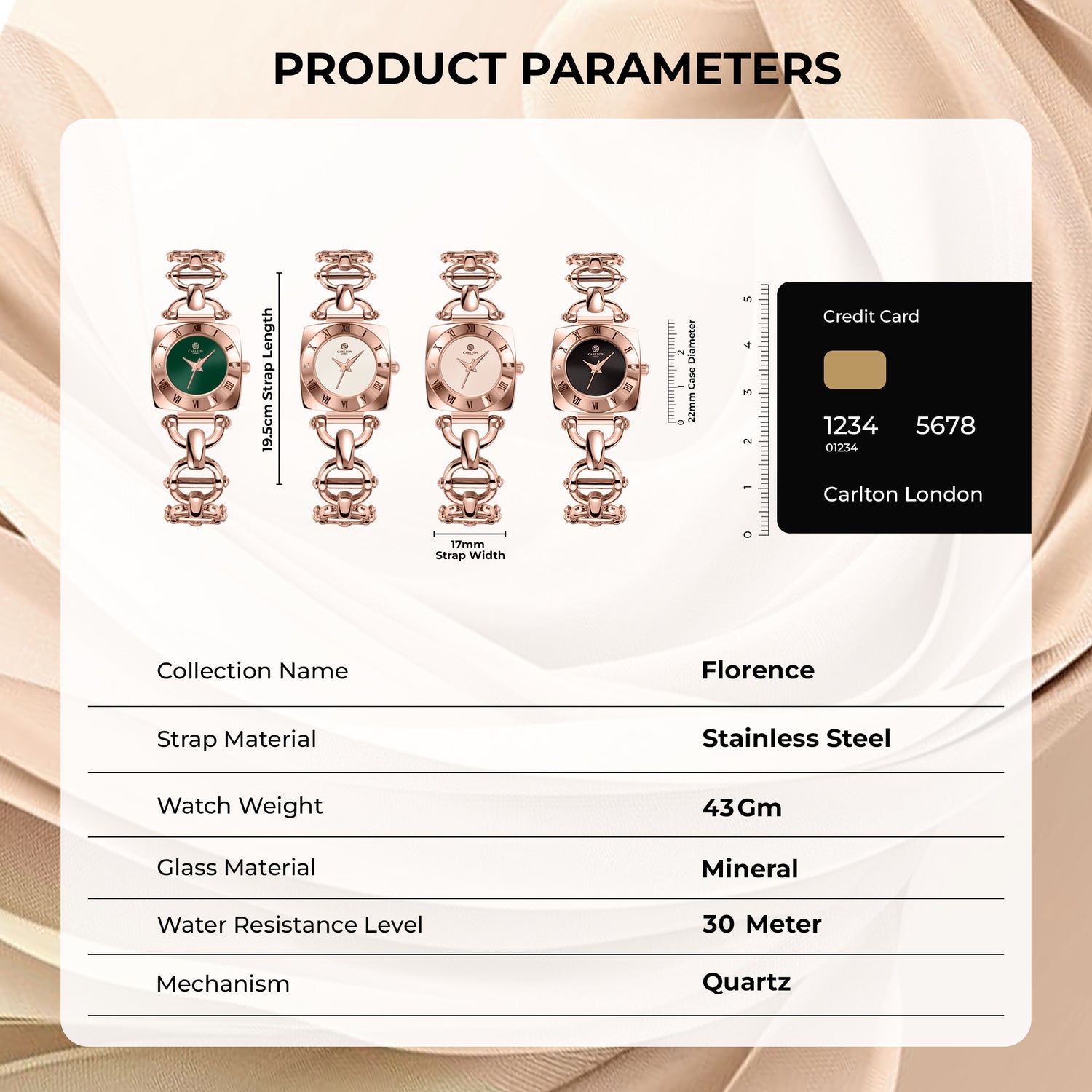 Florance Women Pink Analog Watch CLGCW-003