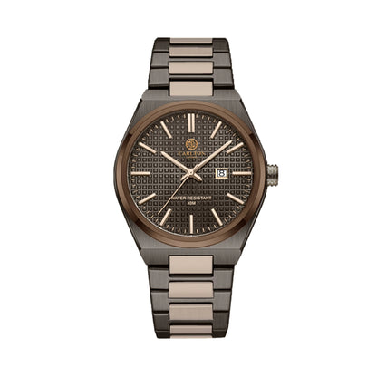 Carlton London Alfred Men Brown Analog Watch - CLMWT-01