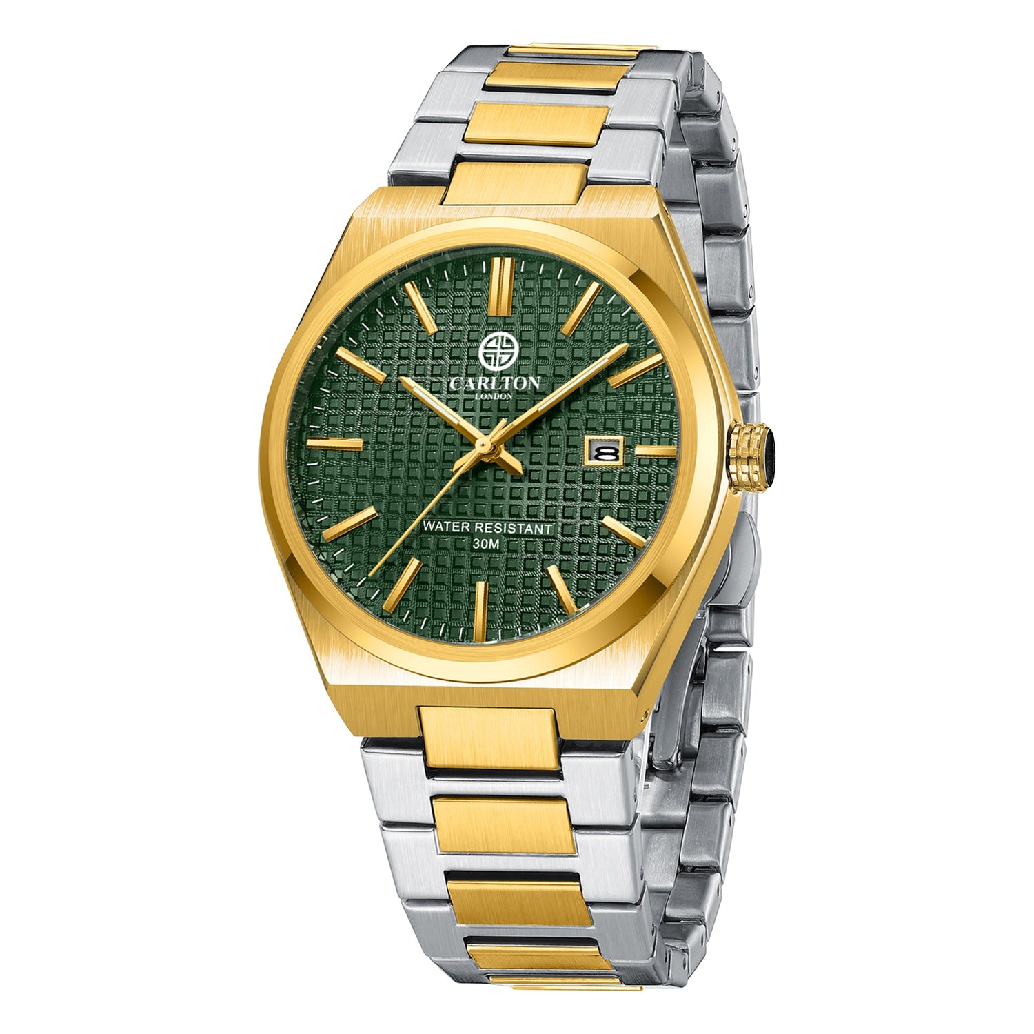 Alfred Men Green/Beige Analog Watch CLMWT-02