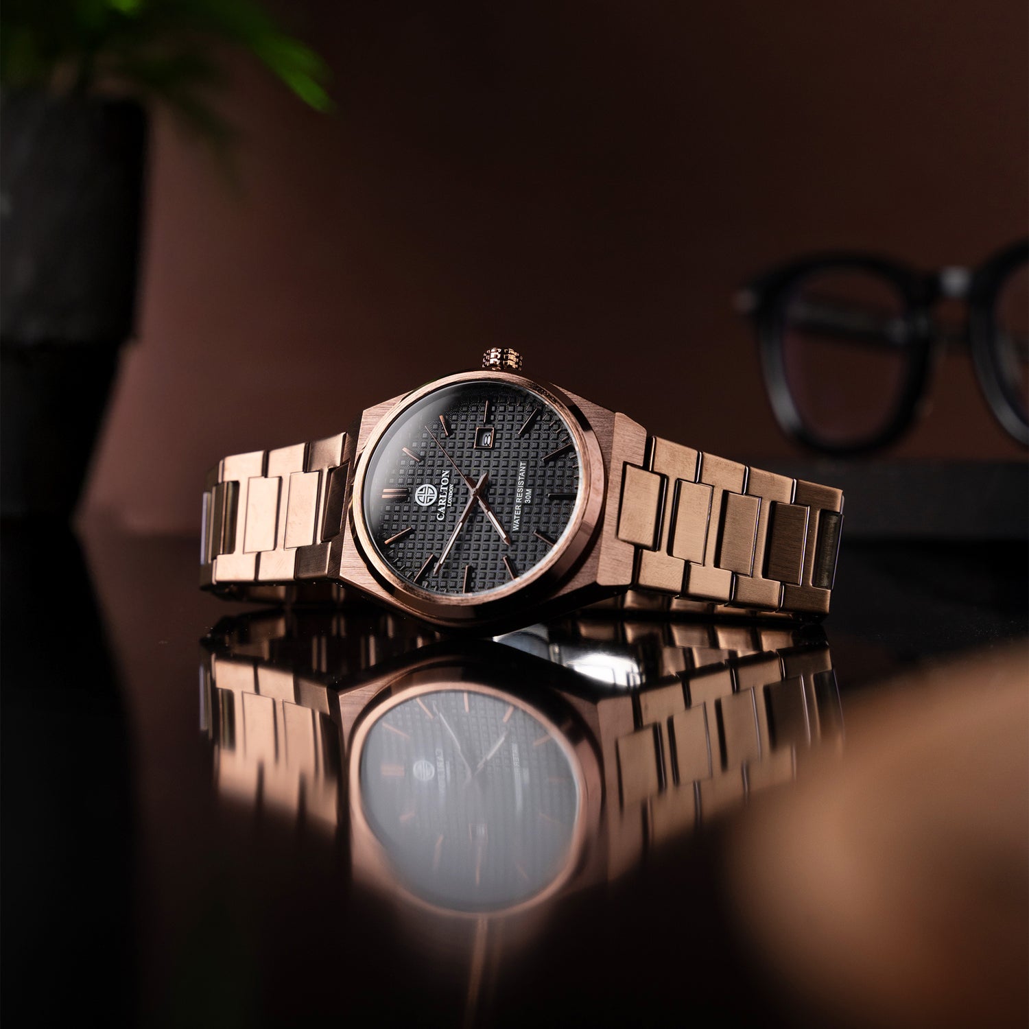 Alfred Men Brown Analog Watch CLMWT-03