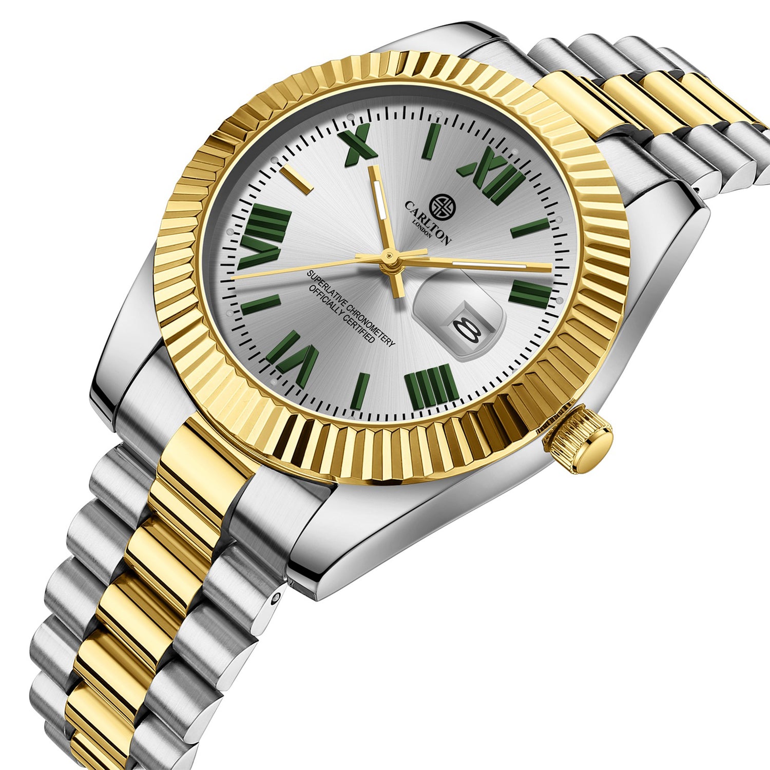 Charles Men White Analog Watch CLRLM-002