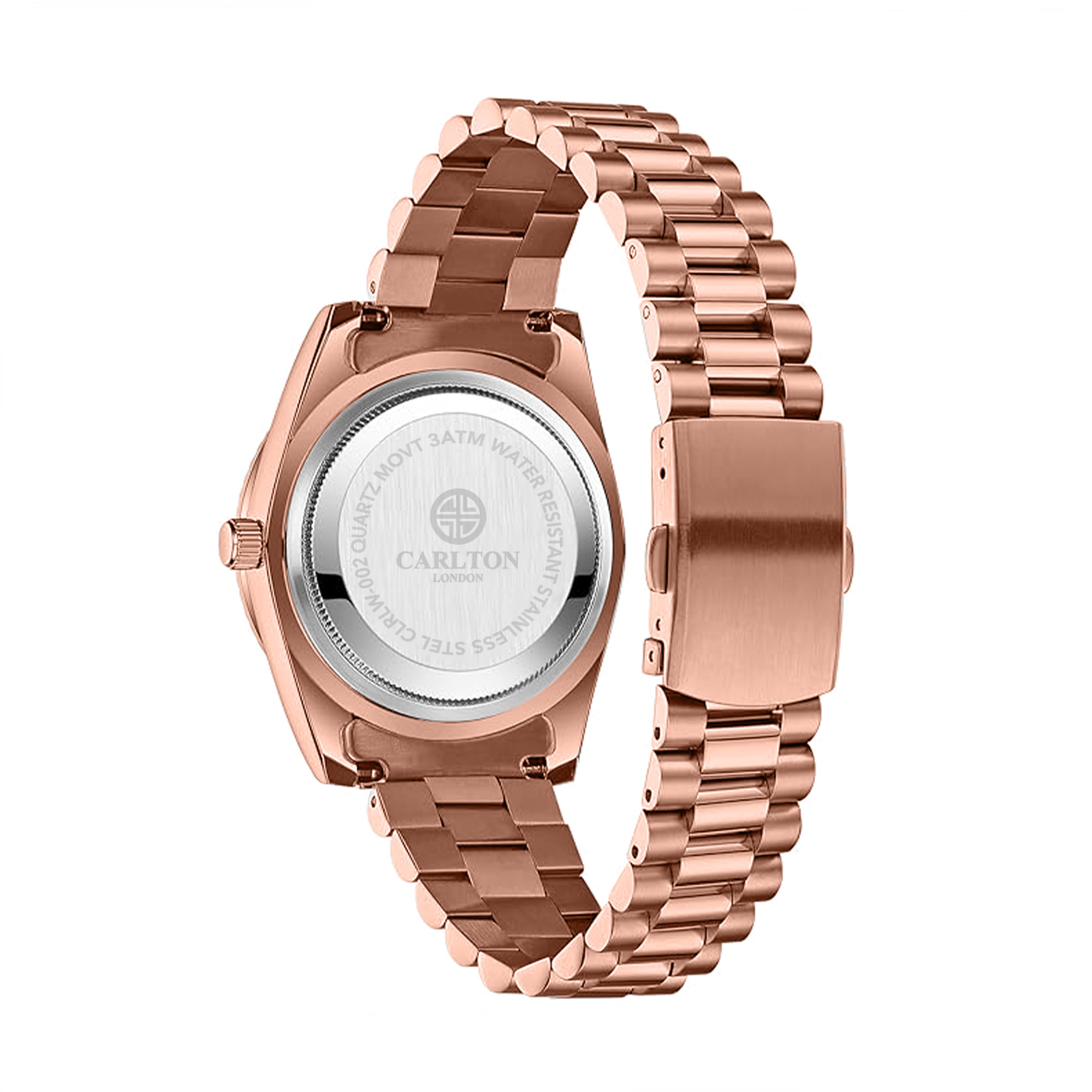 Harper: Mini Rose Gold Stainless Steel Women Analog Watch CLRLW-002