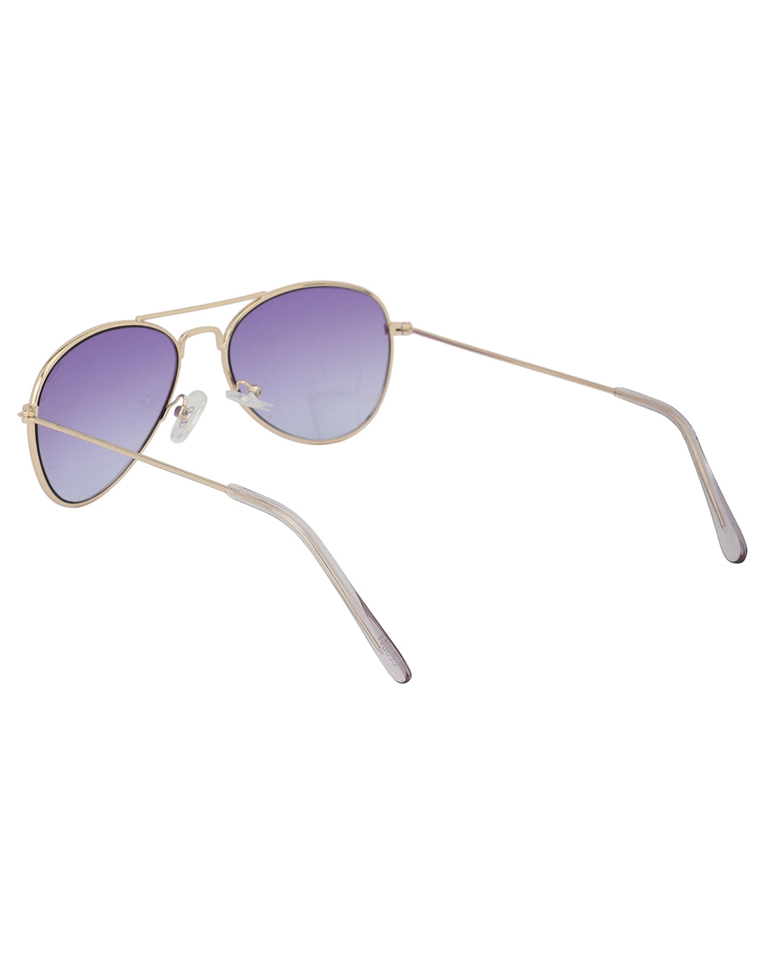 Carlton London Purple Lens &amp; Gold-Toned Aviator Sunglasses For Boy