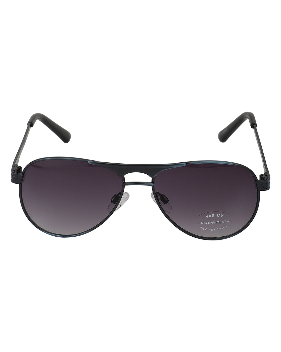 Carlton London Black Lens &amp; Blue Aviator Sunglasses With Uv Protected Lens For Boy