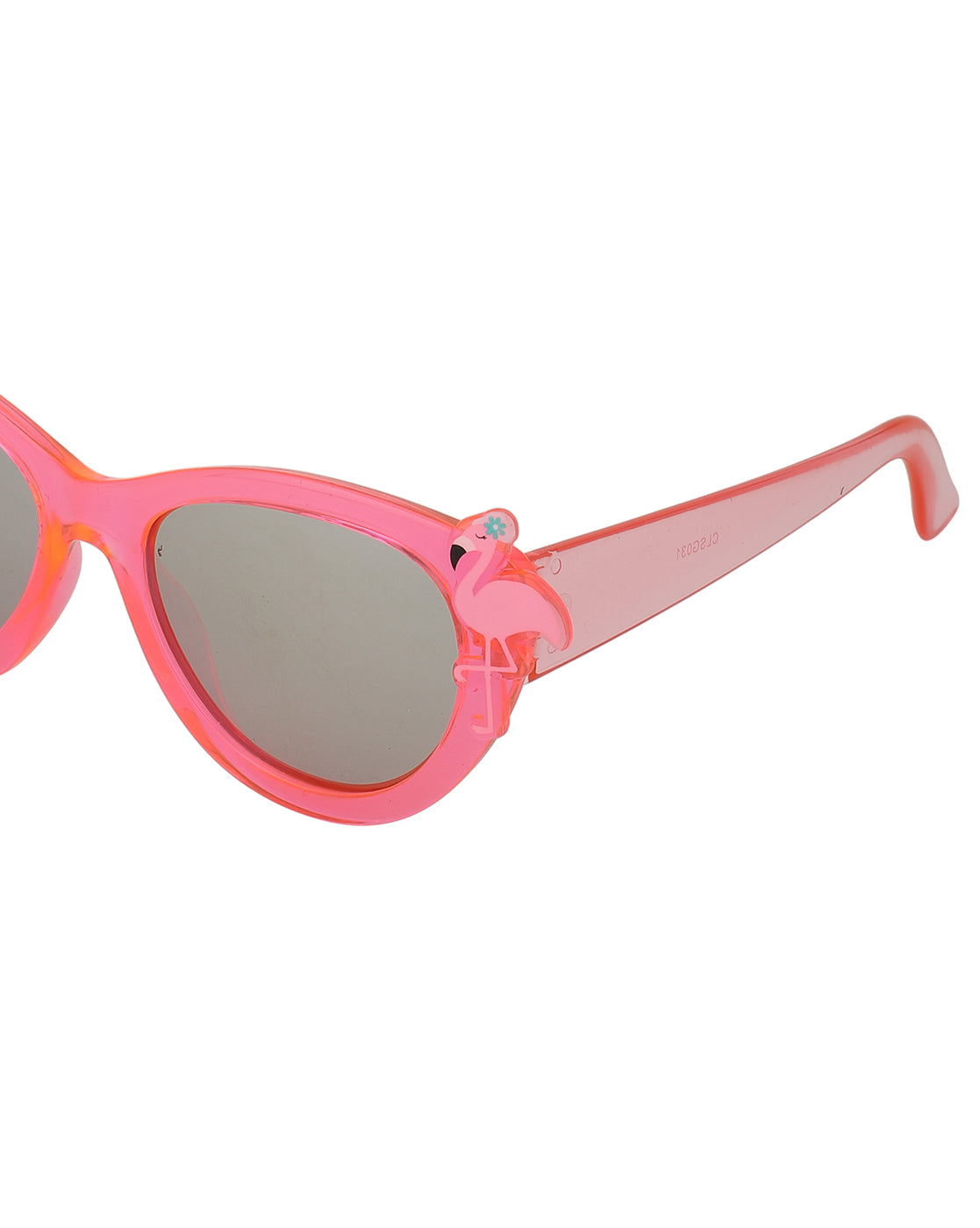 Carlton London Grey Lens &amp; Pink Cateye Sunglasses For Girl