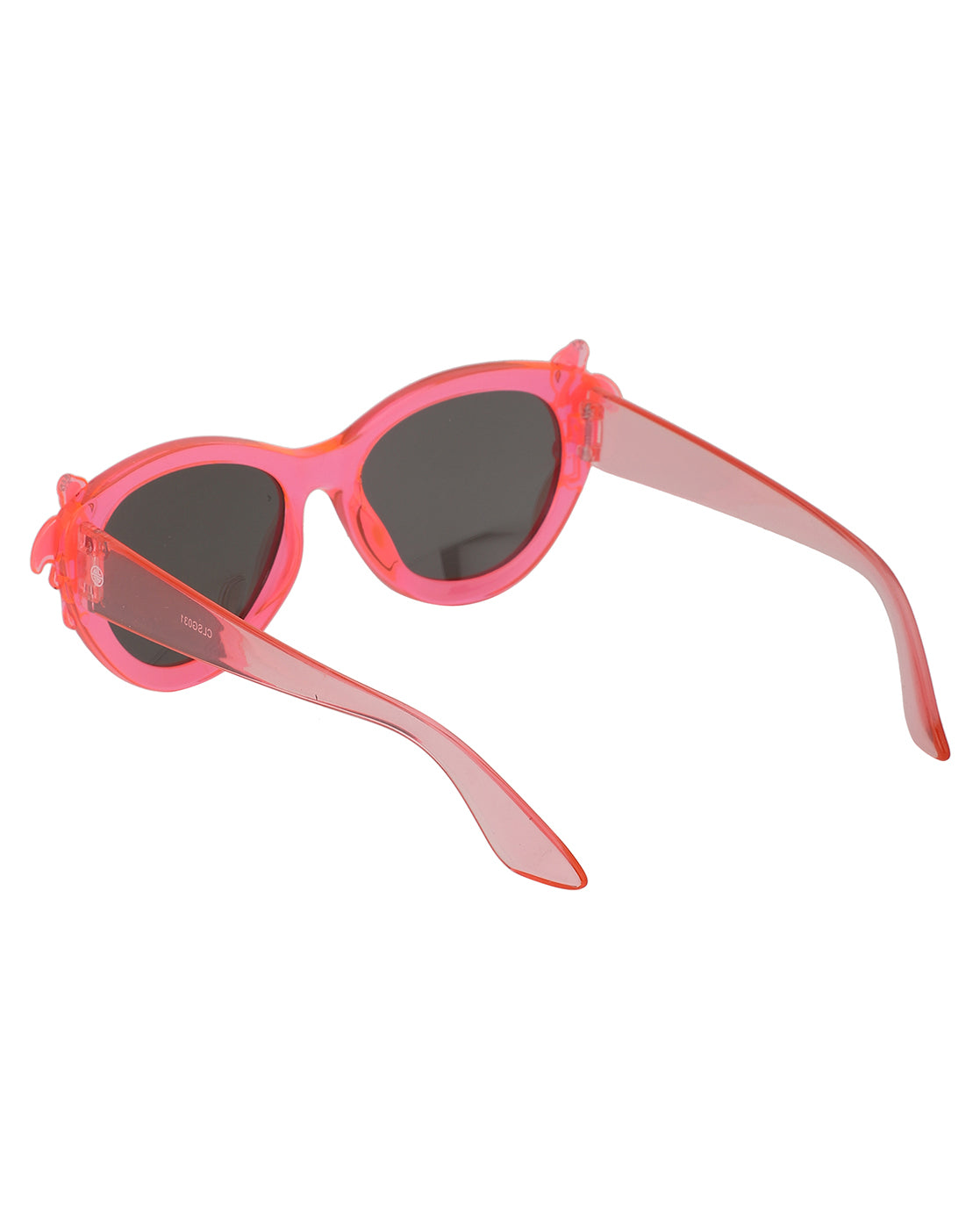 Carlton London Grey Lens &amp; Pink Cateye Sunglasses For Girl