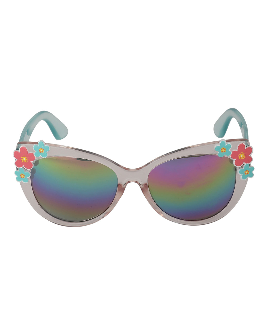 Carlton London Mirrored Lens &amp; Purple Cateye Sunglasses For Girl