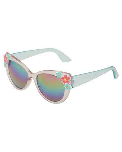 Carlton London Mirrored Lens &amp; Purple Cateye Sunglasses For Girl