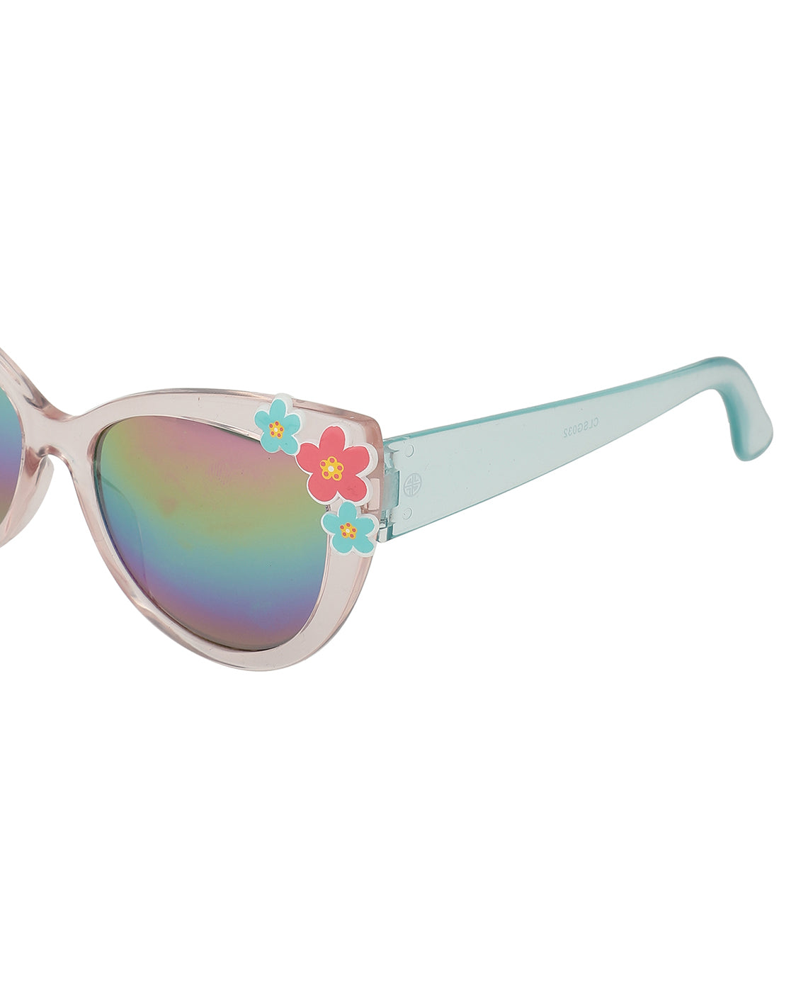 Carlton London Mirrored Lens &amp; Purple Cateye Sunglasses For Girl