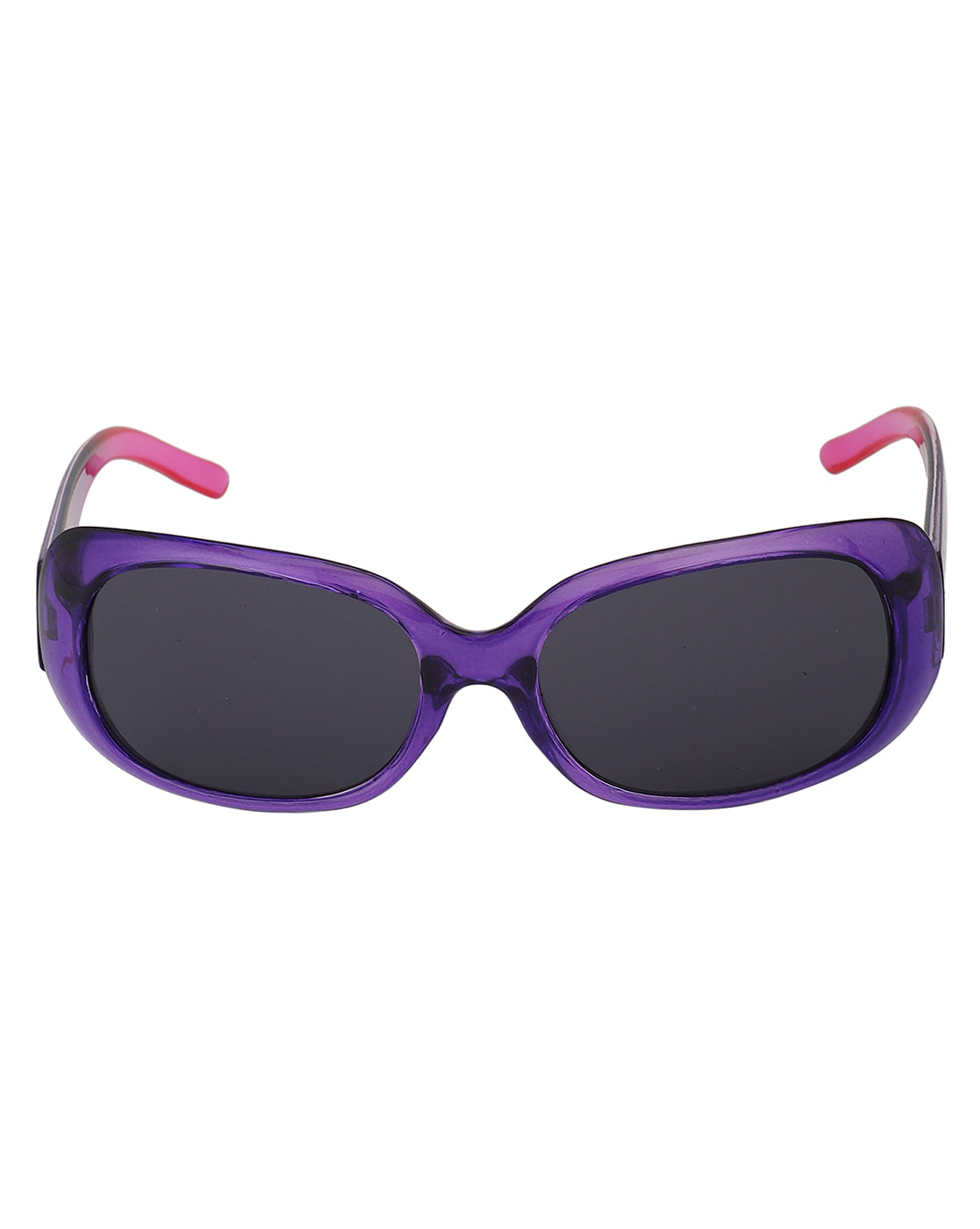 Carlton London Black Lens &amp; Purple Oversized Sunglasses For Girl