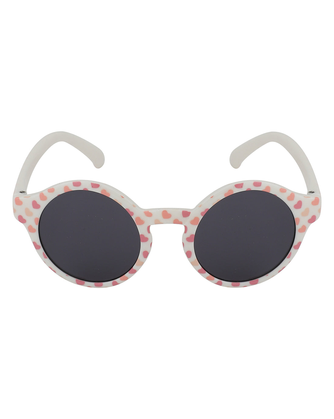 Carlton London Black Lens & Pink Round Sunglasses For Girl